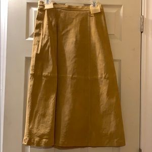 Vintage Terry Lewis Classic Luxuries leather skirt